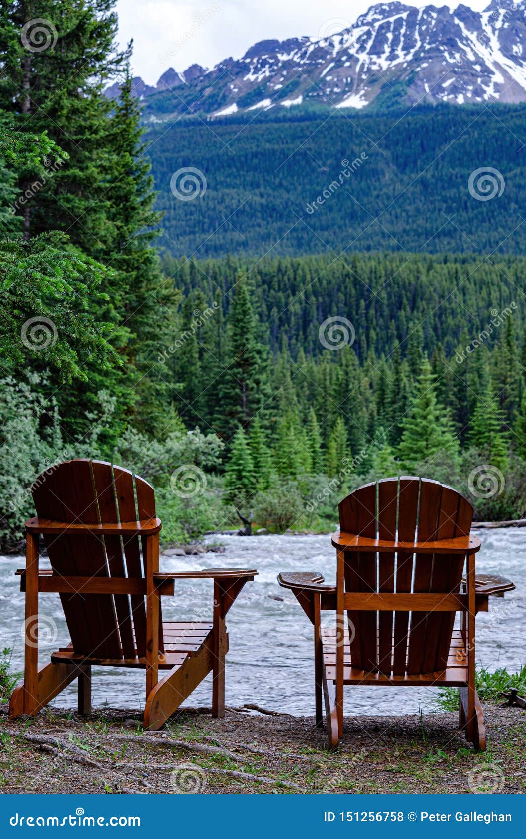 2 Seater Wood Adirondack Chairs Buy A River In The ...