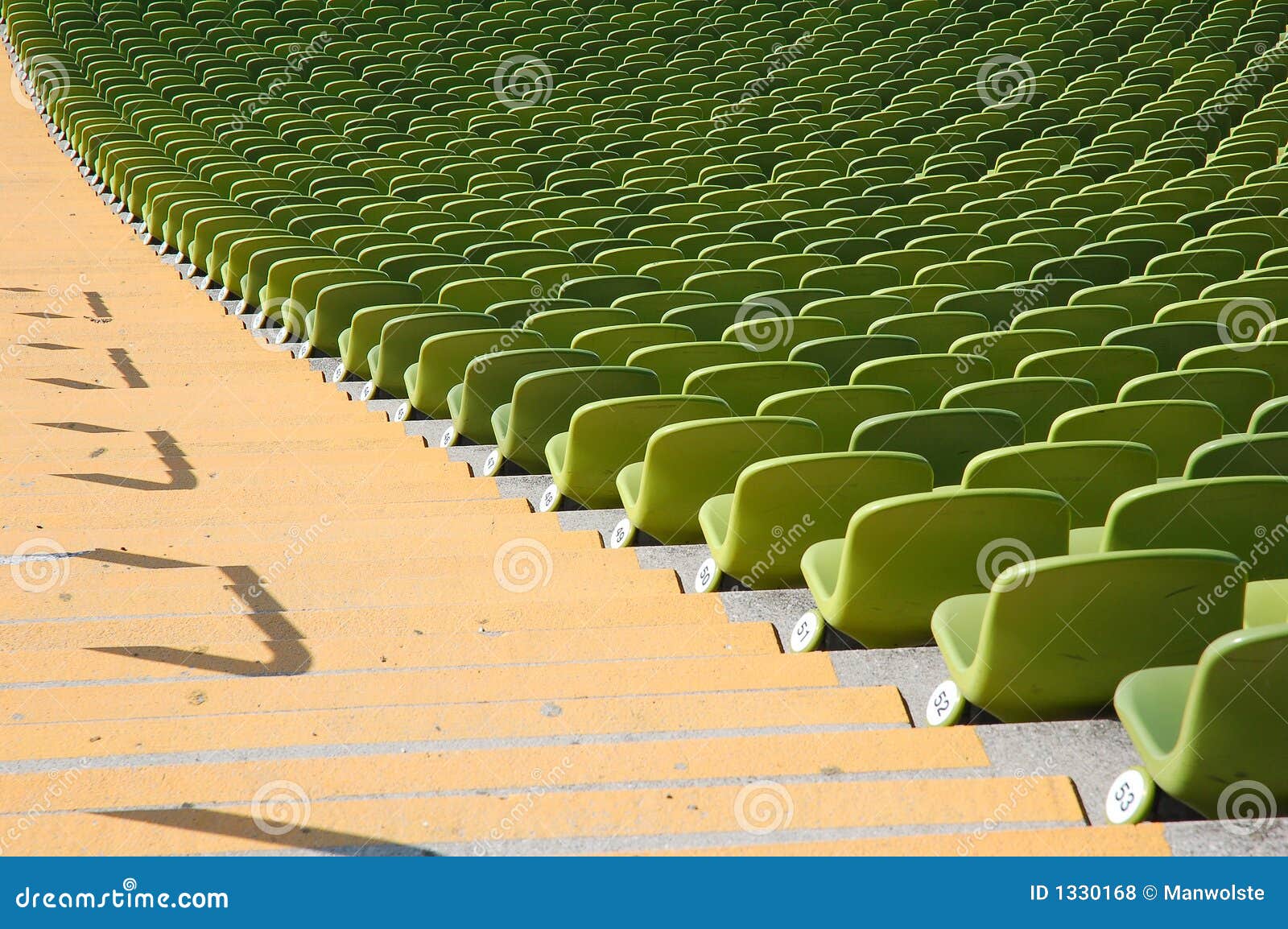 Seating olympic stadium. Seating at munich olympic stadium, 1972 Olympic Summer Games.