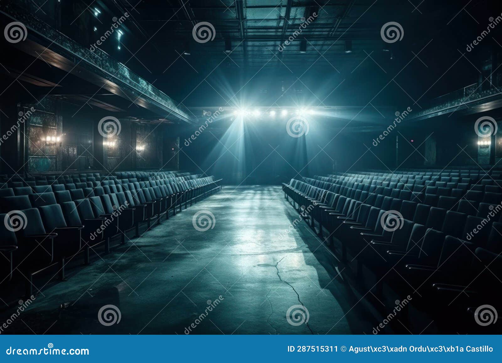 Seating Room of a Large Theater. Stock Image Image of performance