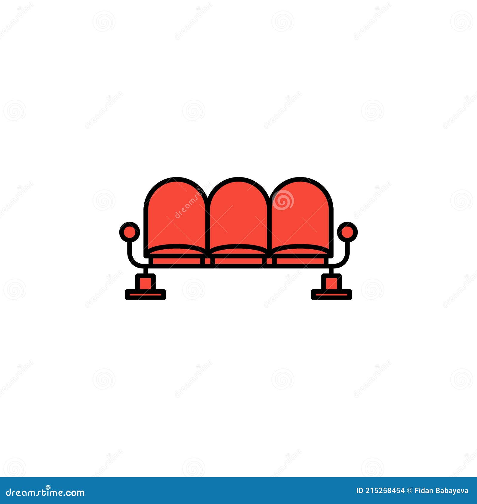 Seating in the Waiting Room Icon. Signs and Symbols Can Be Used for Web, Logo, Mobile App, UI, UX Stock Vector - Illustration of seat, care: 215258454