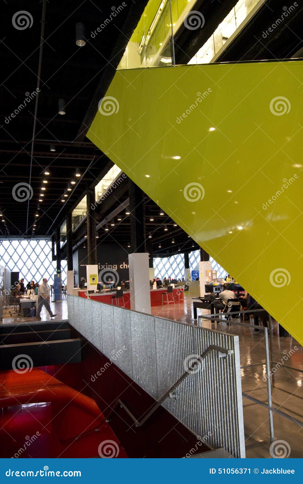 Seattle Central Library Interior Designs Editorial Photo