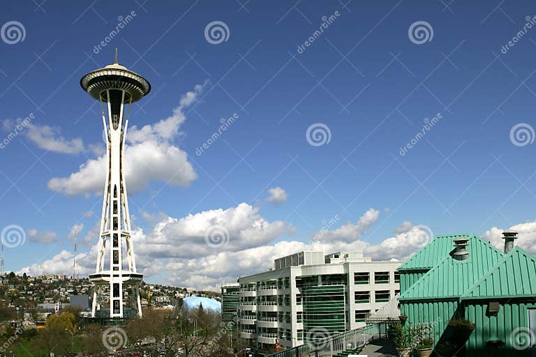 Seattle Needle editorial image. Image of living, financial 2216060