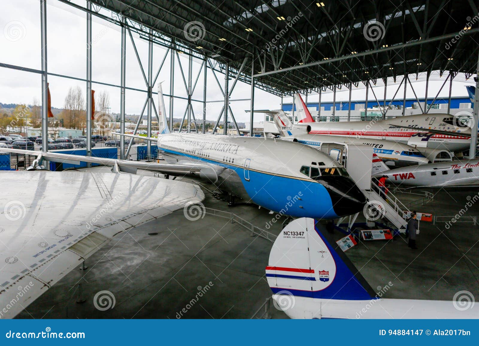 Museum of Flight Seattle Boeing Editorial Stock Photo - Image of