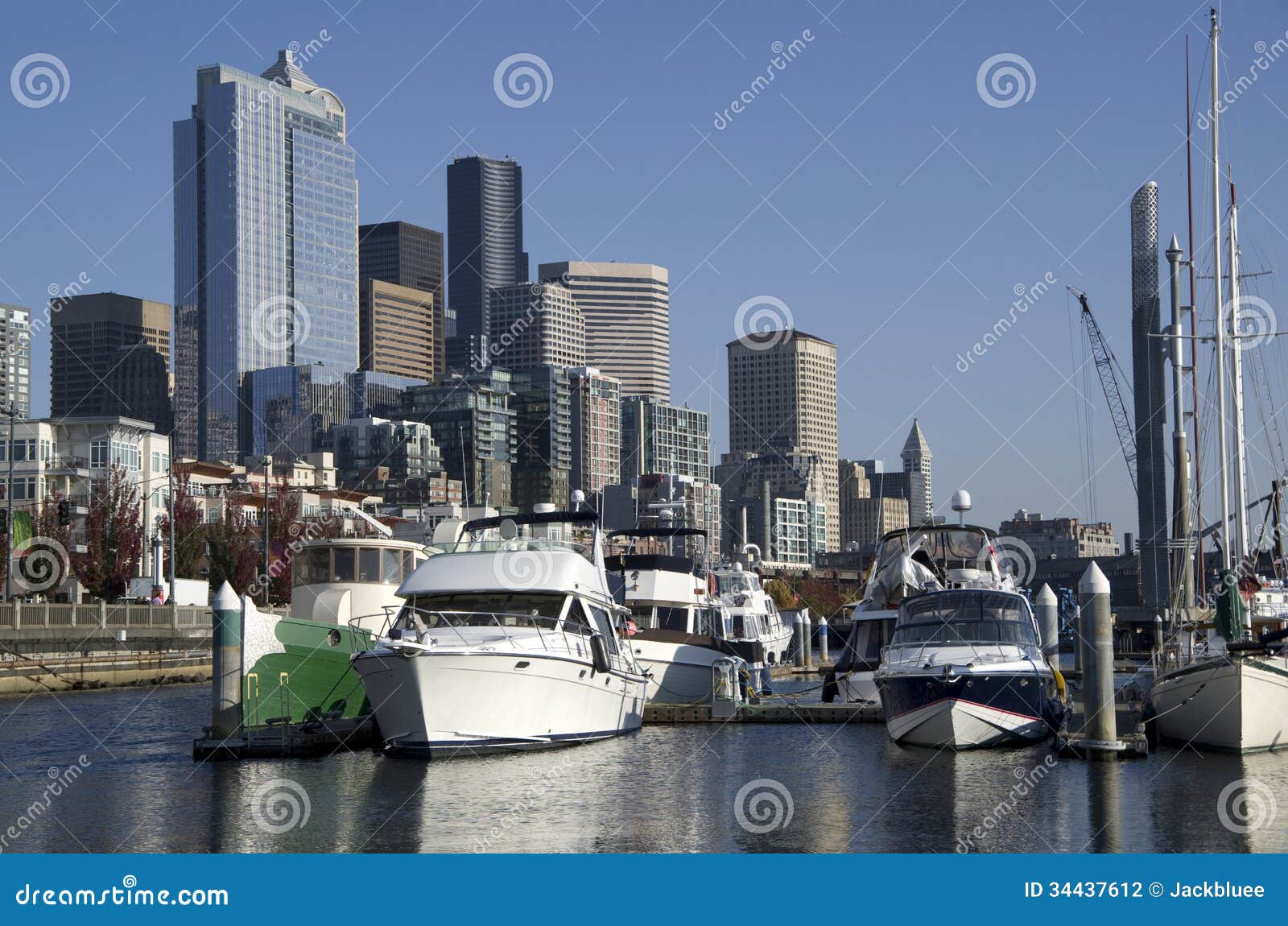 Seattle Waterfront Boatyard Stock Photos Free & RoyaltyFree Stock
