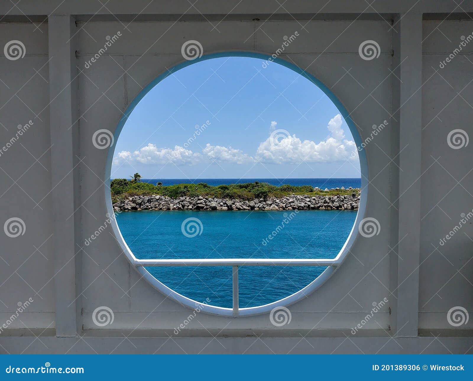 seaview from a boat in mexi