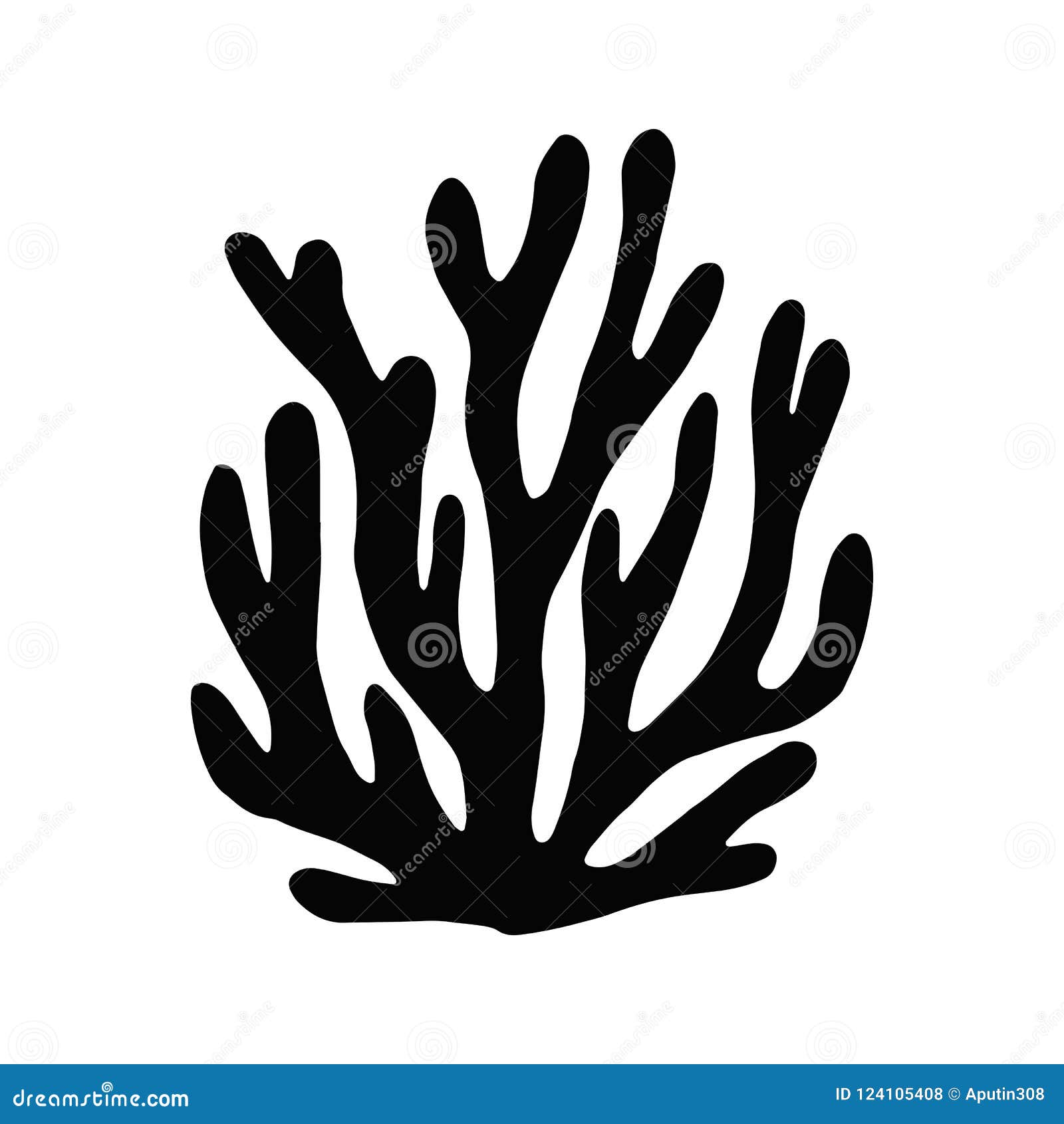 Seaweed Silhouette Svg