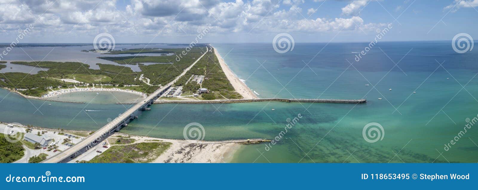 sebastian inlet in brevard and indian river counties, florida