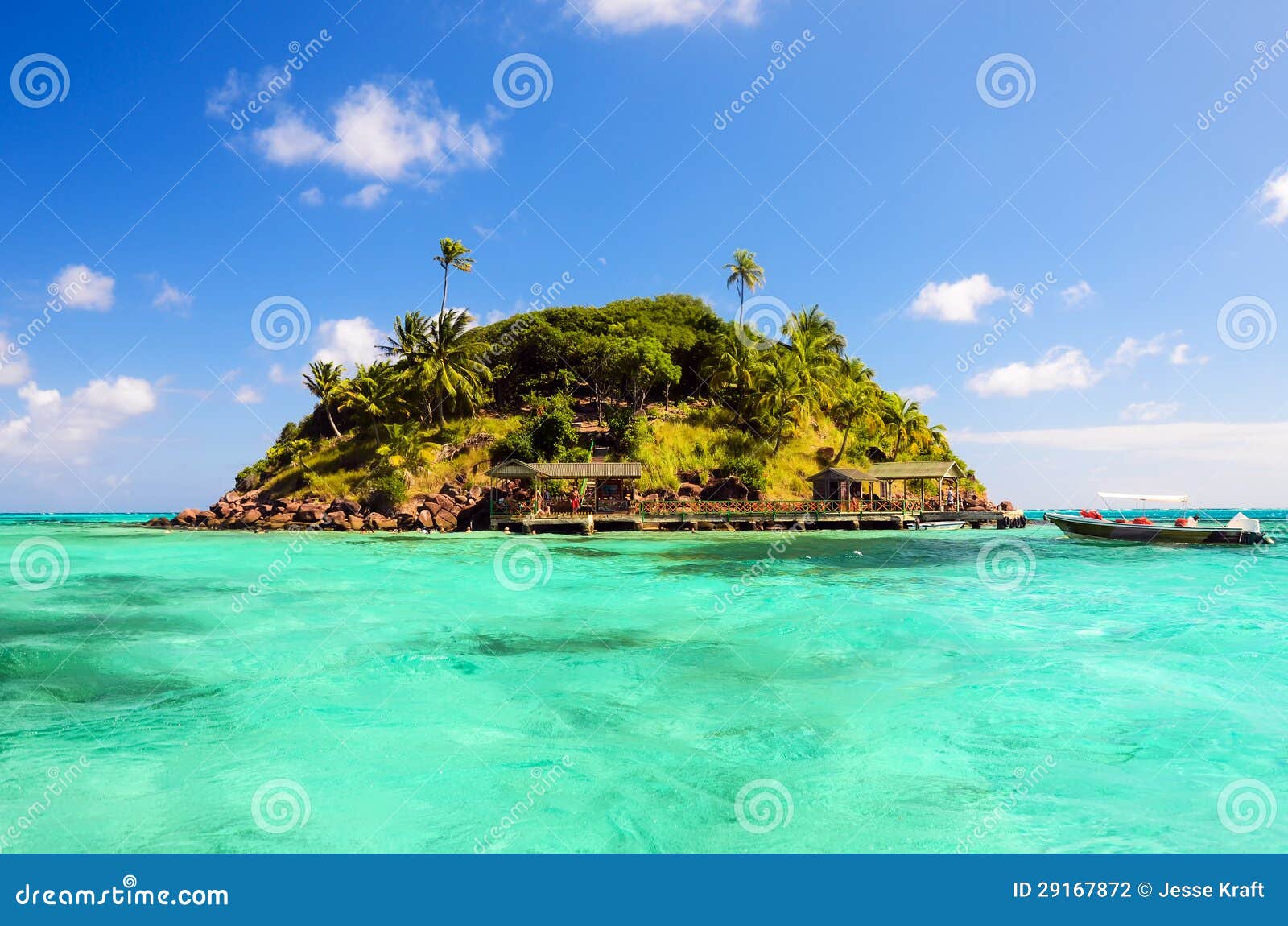 Secluded Tropical Island stock photo. Image of idyllic 29167872
