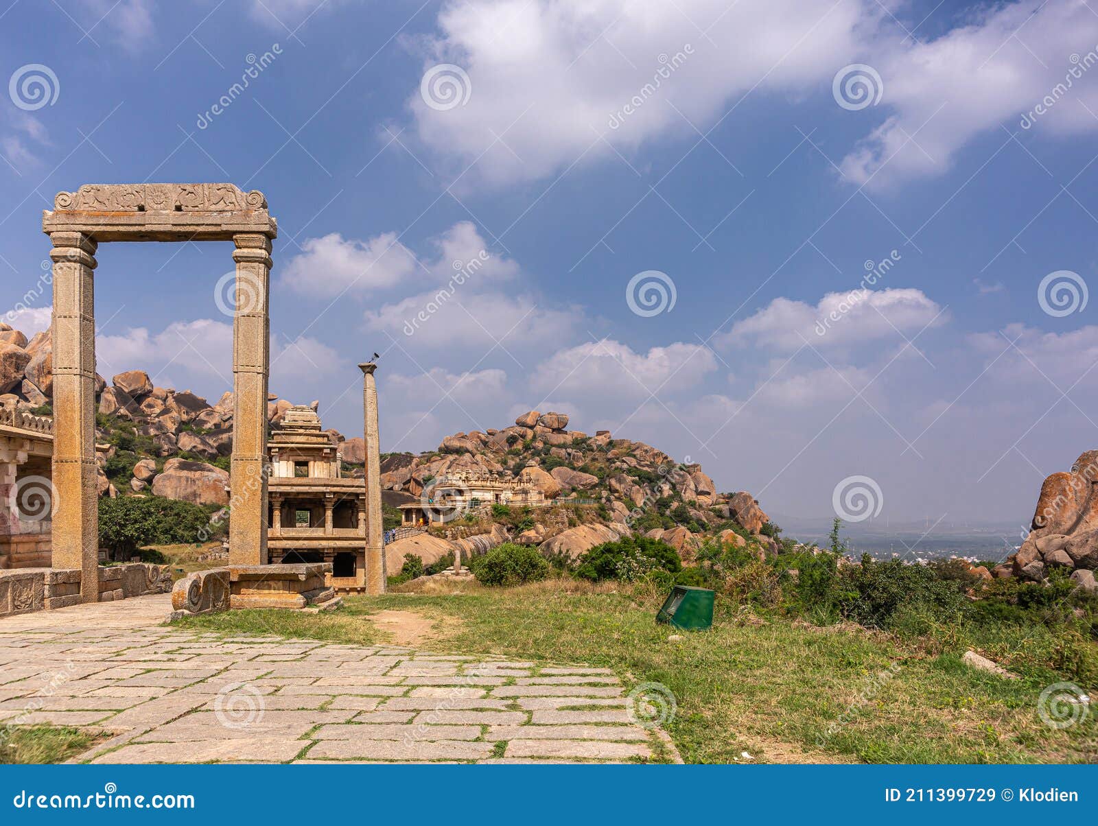 Second Arch and Beyond at Hidambeswara Temple Buildings, Fort of Chitradurga,  Karnataka, India Stock Image - Image of fortification, ruins: 211399729