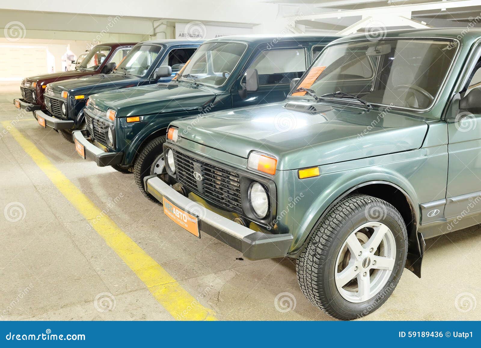 Second-hand Cars in Dealer S Showroom. Editorial Photo - Image of