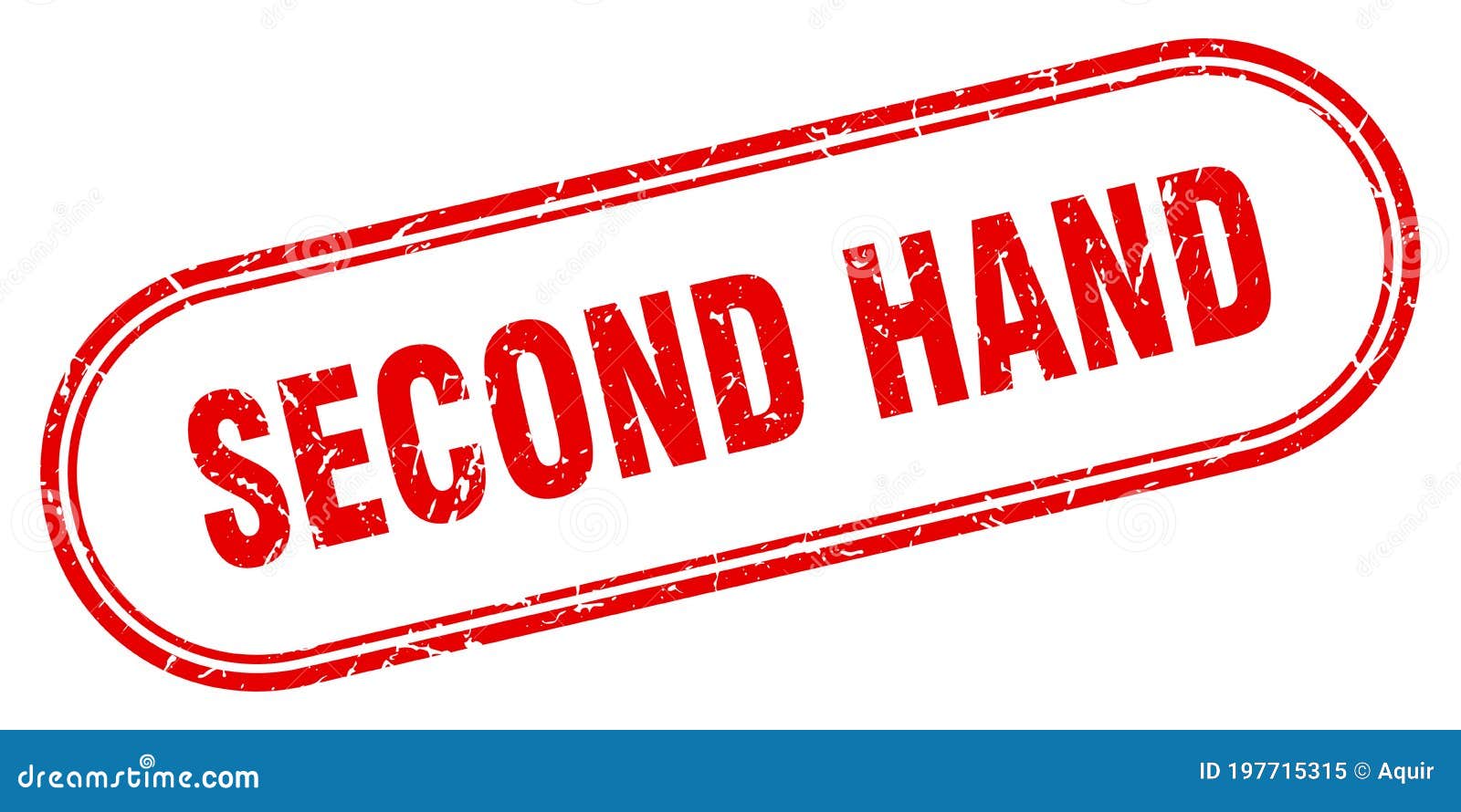 Second hand stamp stock vector. Illustration of label 197715315