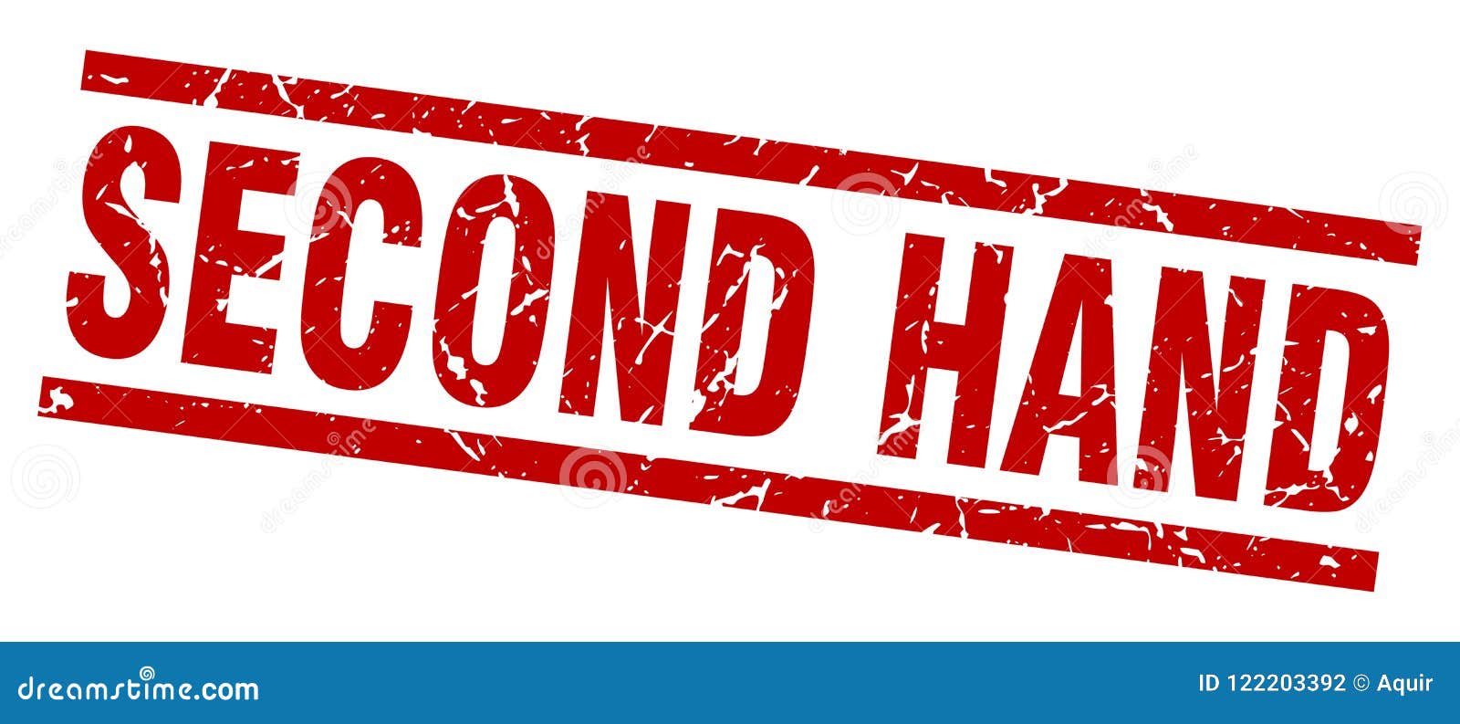 Second hand stamp stock vector. Illustration of white 122203392