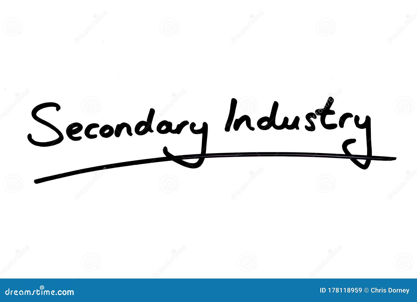 Secondary Industry stock illustration. Illustration of construction -  178118959, image size:1600x1158
