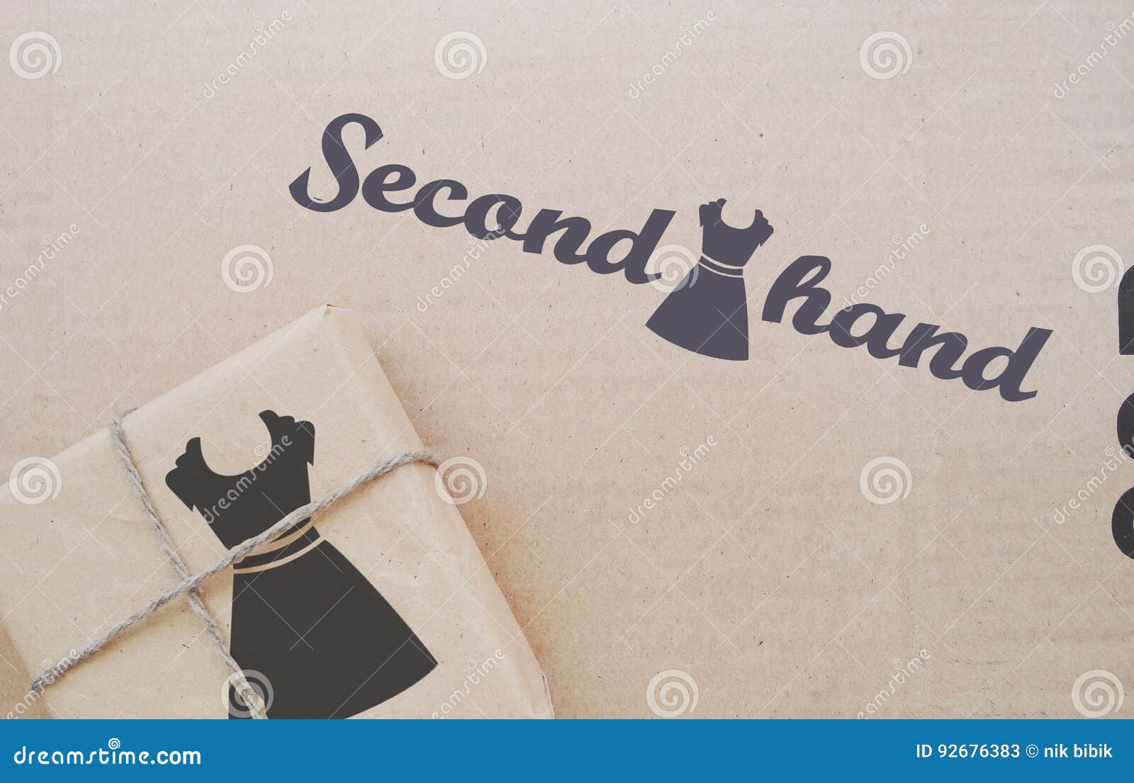 the secondhand clothes. simple business