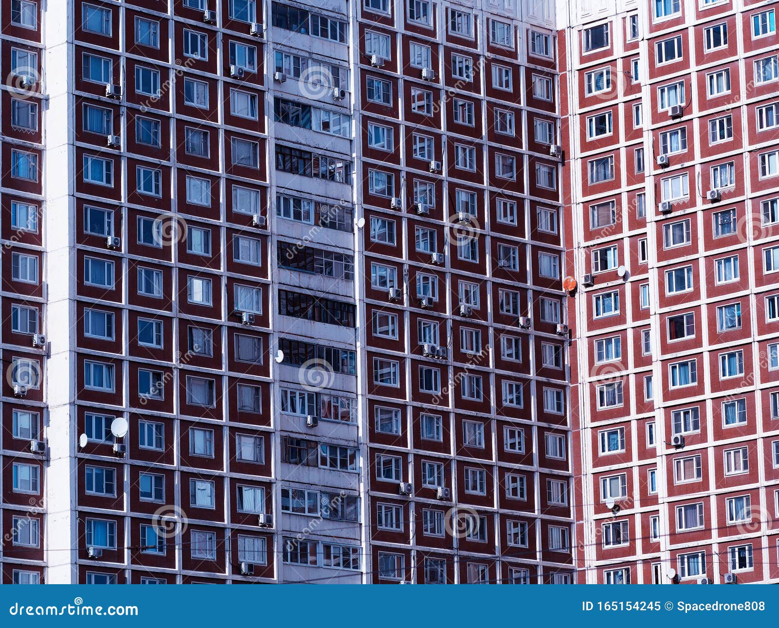 Secondhand Realty in Moscow City Background Stock Image Image of