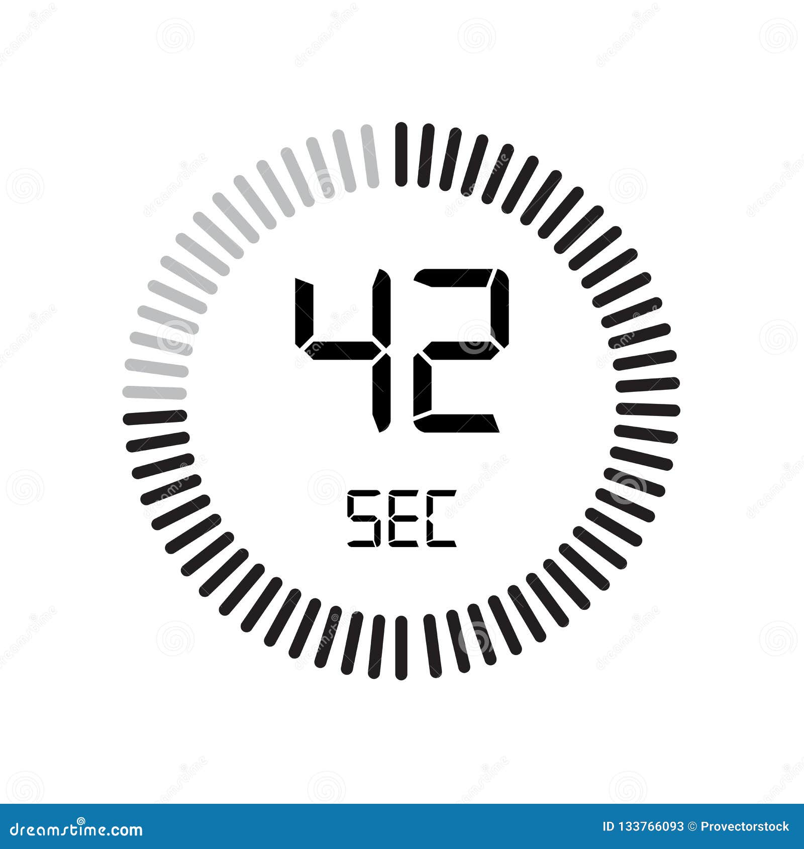 The 42 Seconds Icon Digital Timer Clock And Watch Timer Countdown The 42 Seconds Icon Digital Timer Clock And Watch Timer Countdown