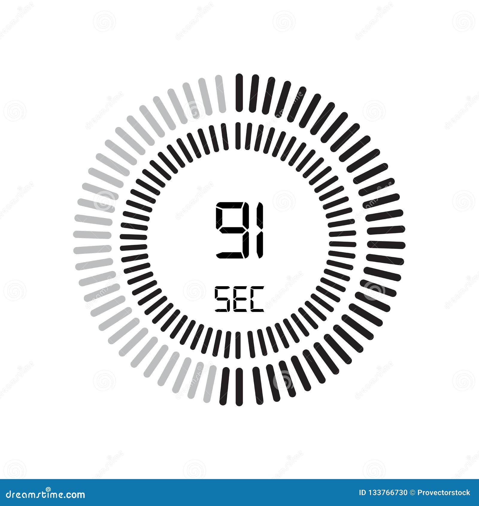 The 91 Seconds Icon Digital Timer Clock And Watch Timer Countdown The 91 Seconds Icon Digital Timer Clock And Watch Timer Countdown