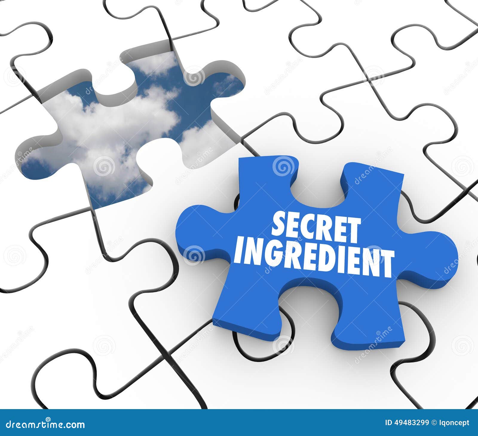 secret ingredient puzzle piece classified information confidential recipe