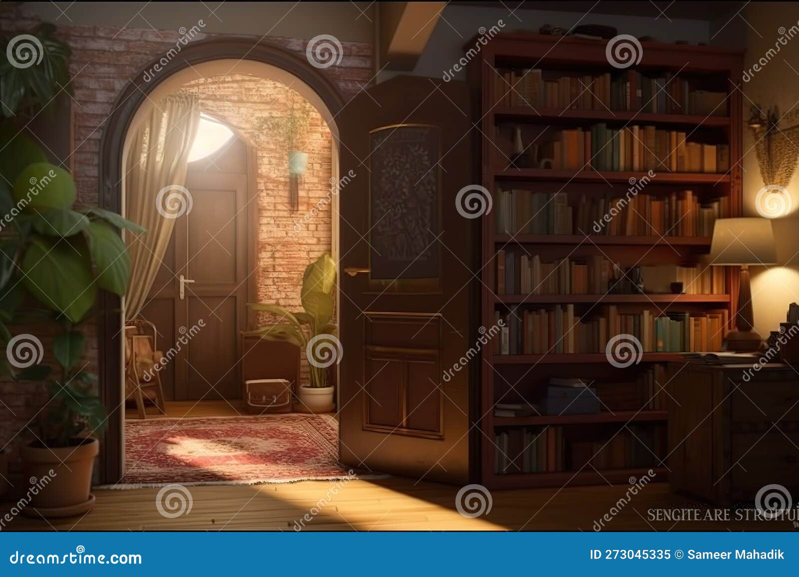 Secret Room: Create a Set of Images that Showcase a Mysterious, Hidden