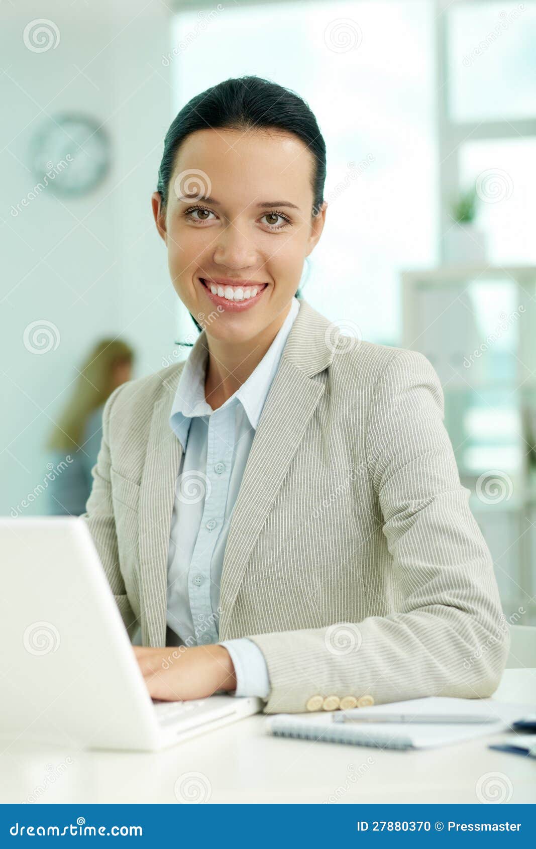 Secretary working stock photo. Image of lifestyle, coworker - 27880370