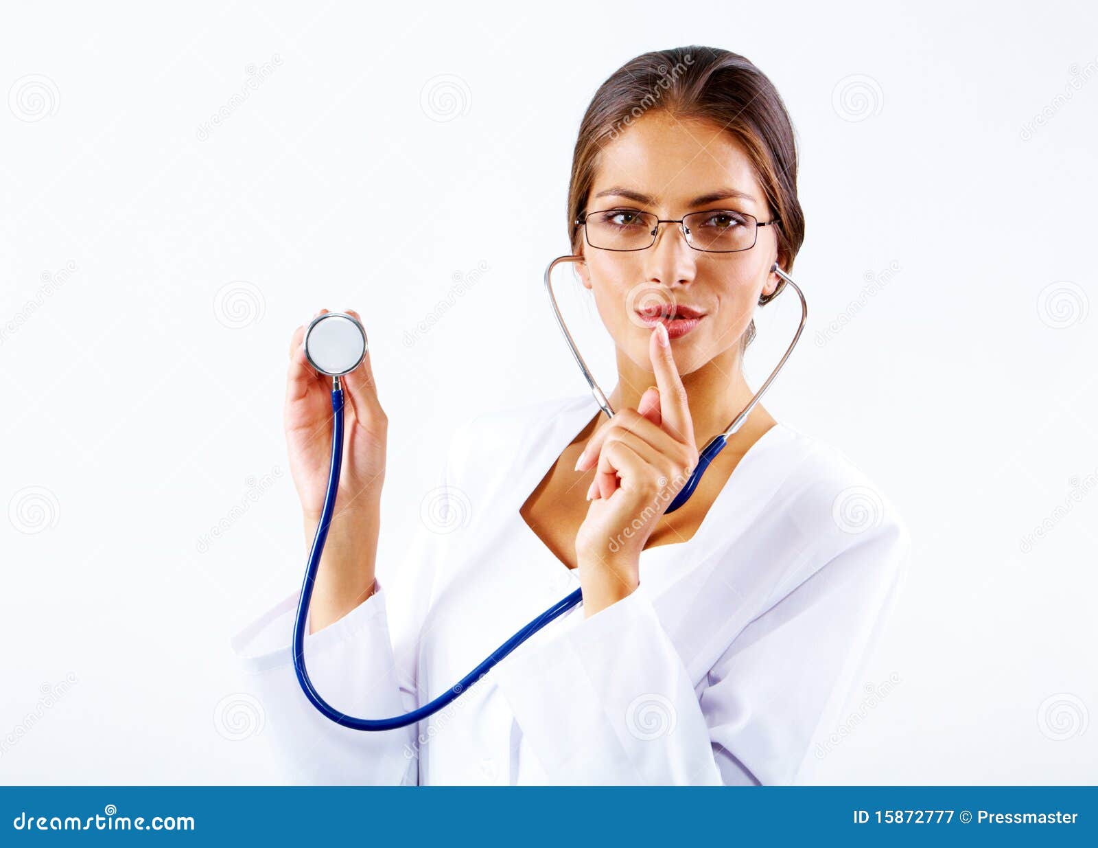 Secreto médico imagen de archivo. Imagen de gente, azul - 15872777