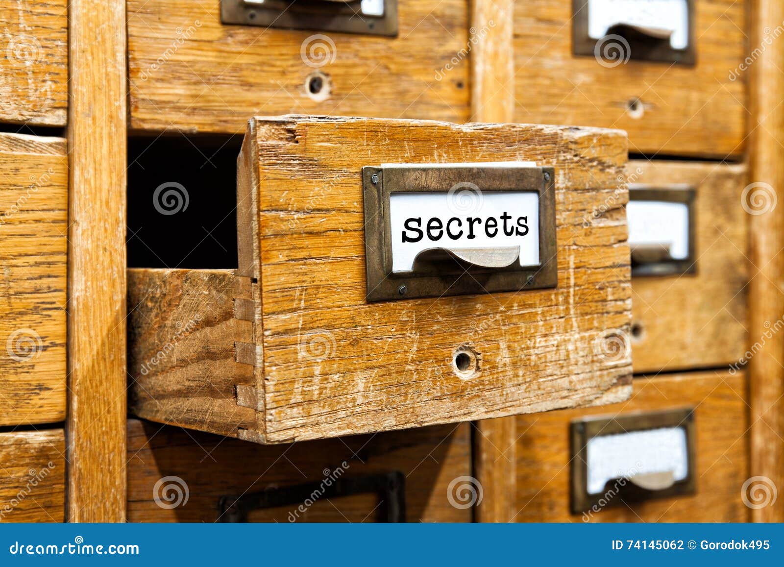 Secrets Information Concept. Opened Box Archive Storage ... Secrets Information Concept. Opened Box Archive Storage ...
