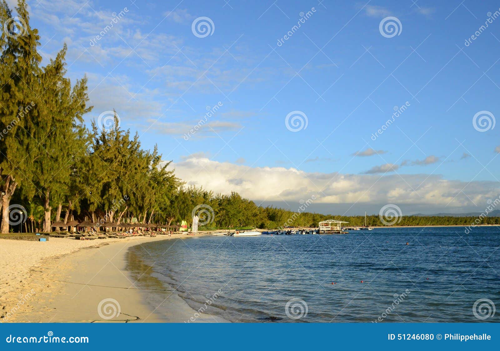 Secteur pittoresque des canonniers aux. de Pointe de La en Îles Maurice. L'Afrique, le secteur pittoresque de la La Pointe Canonniers aux. en Îles Maurice