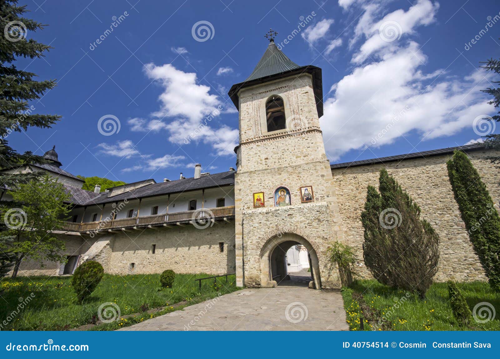secu monastery surrounding walls