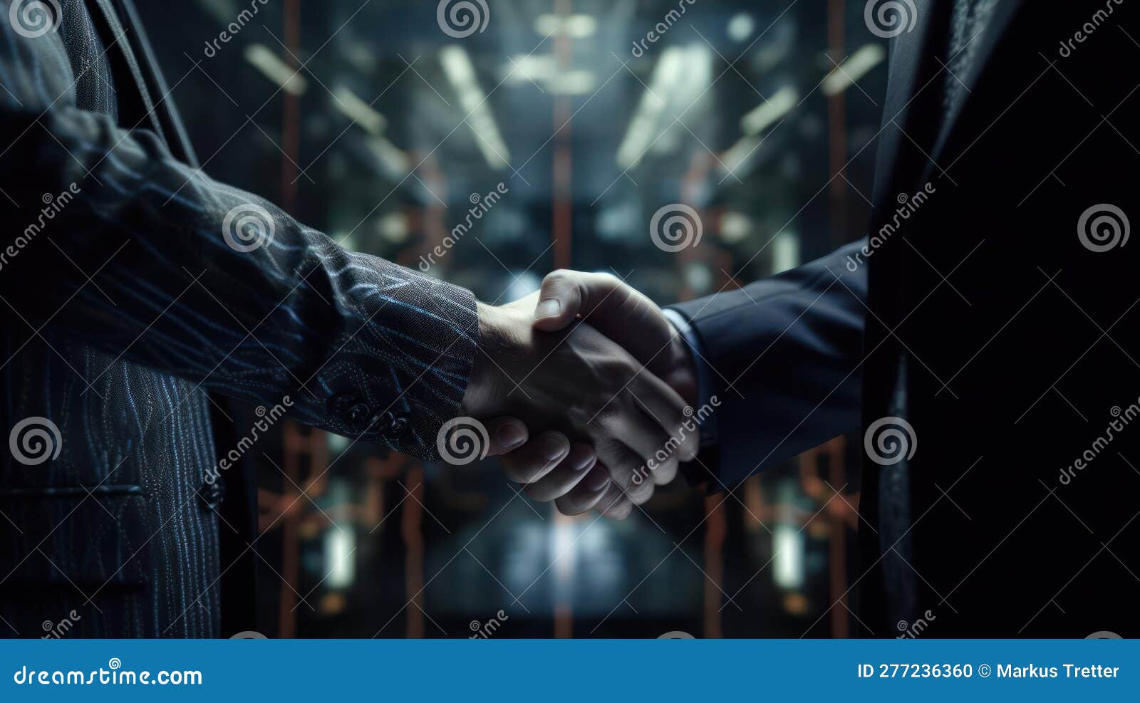 A Secure Handshake Symbolizing the Establishment of Trusted Access Protocols Created with