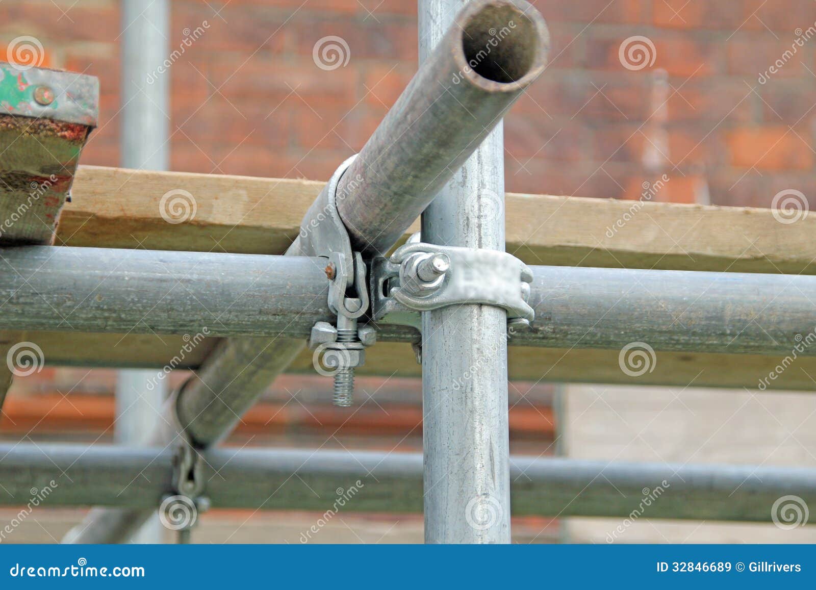 secured scaffolding