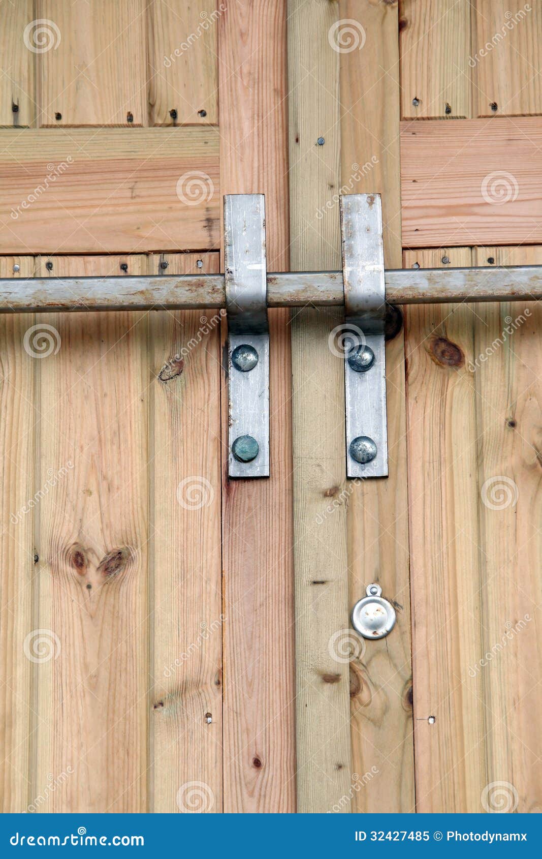 Security Bar On Shed Royalty Free Stock Photo - Image 