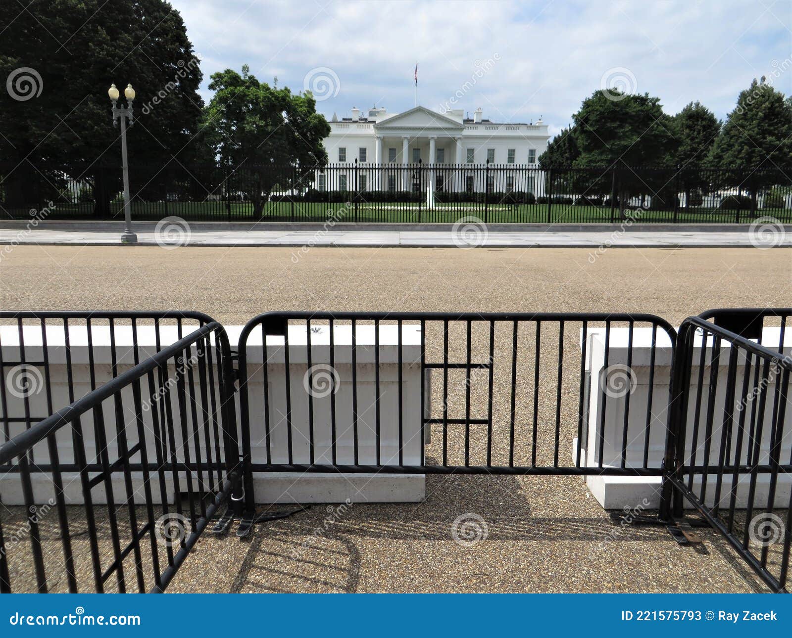 Security Barrers Outside White House, June 2021 Editorial Stock Photo