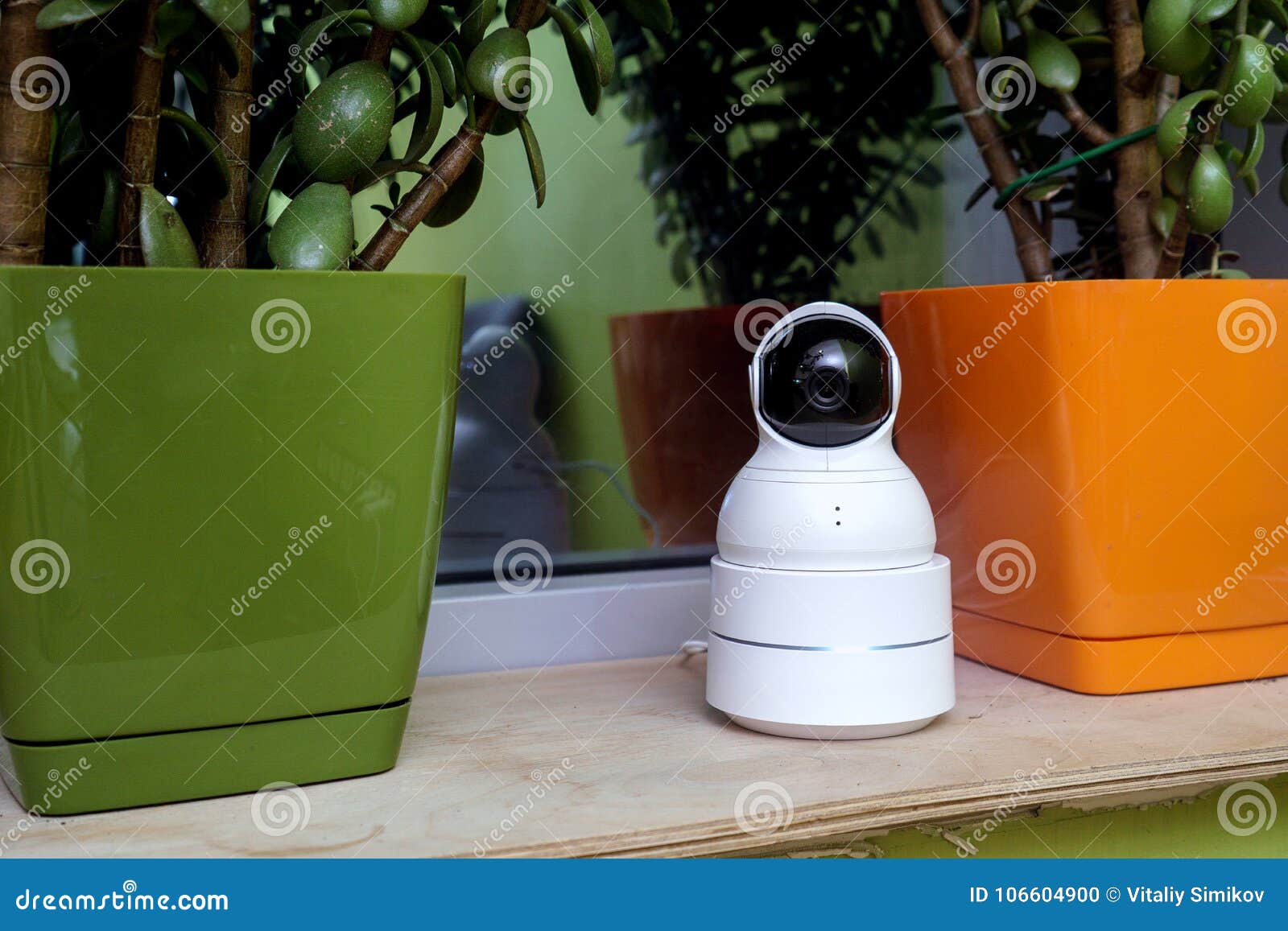 security camera for window sill