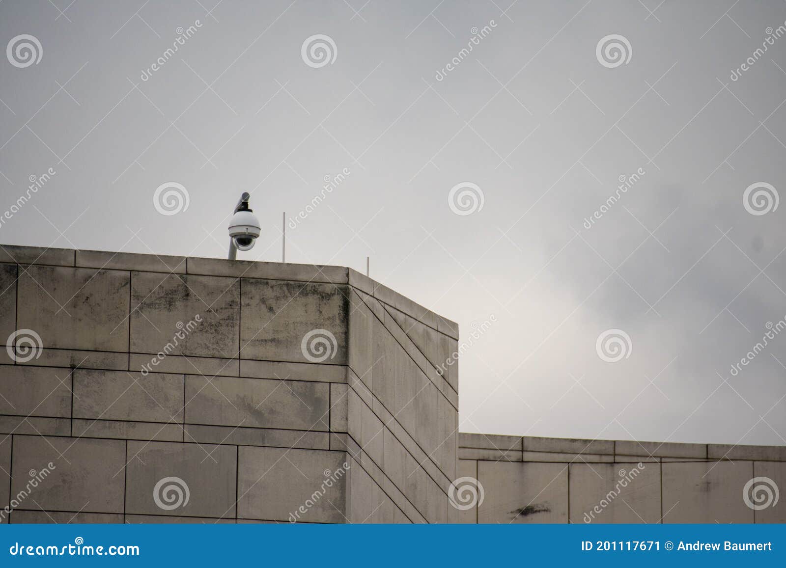 Security Camera on Top of US Embassy in Berlin Mitte Germany Editorial