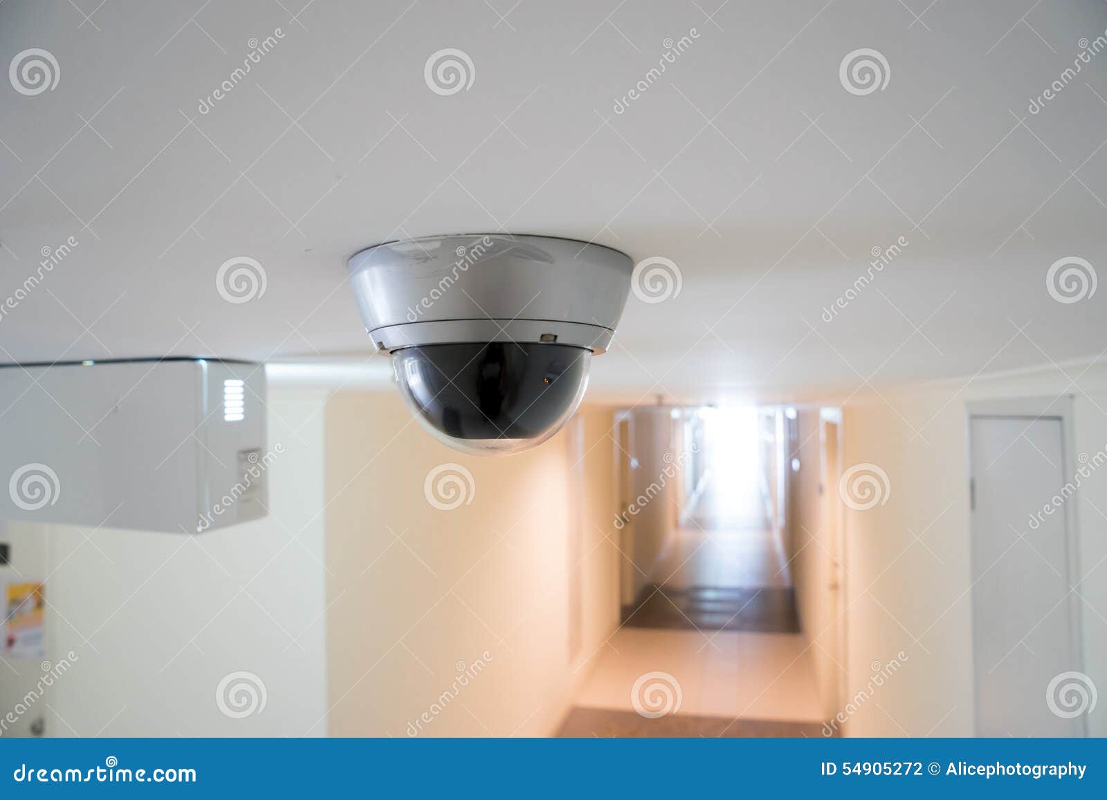 Security CCTV Camera in Office Building Stock Photo Image of system