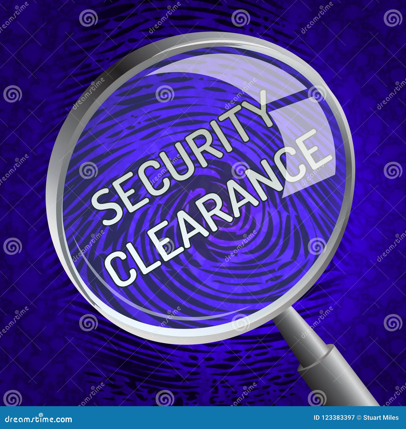 Security Clearance Cybersecurity Safety Pass 3d Rendering Stock Illustration Illustration of