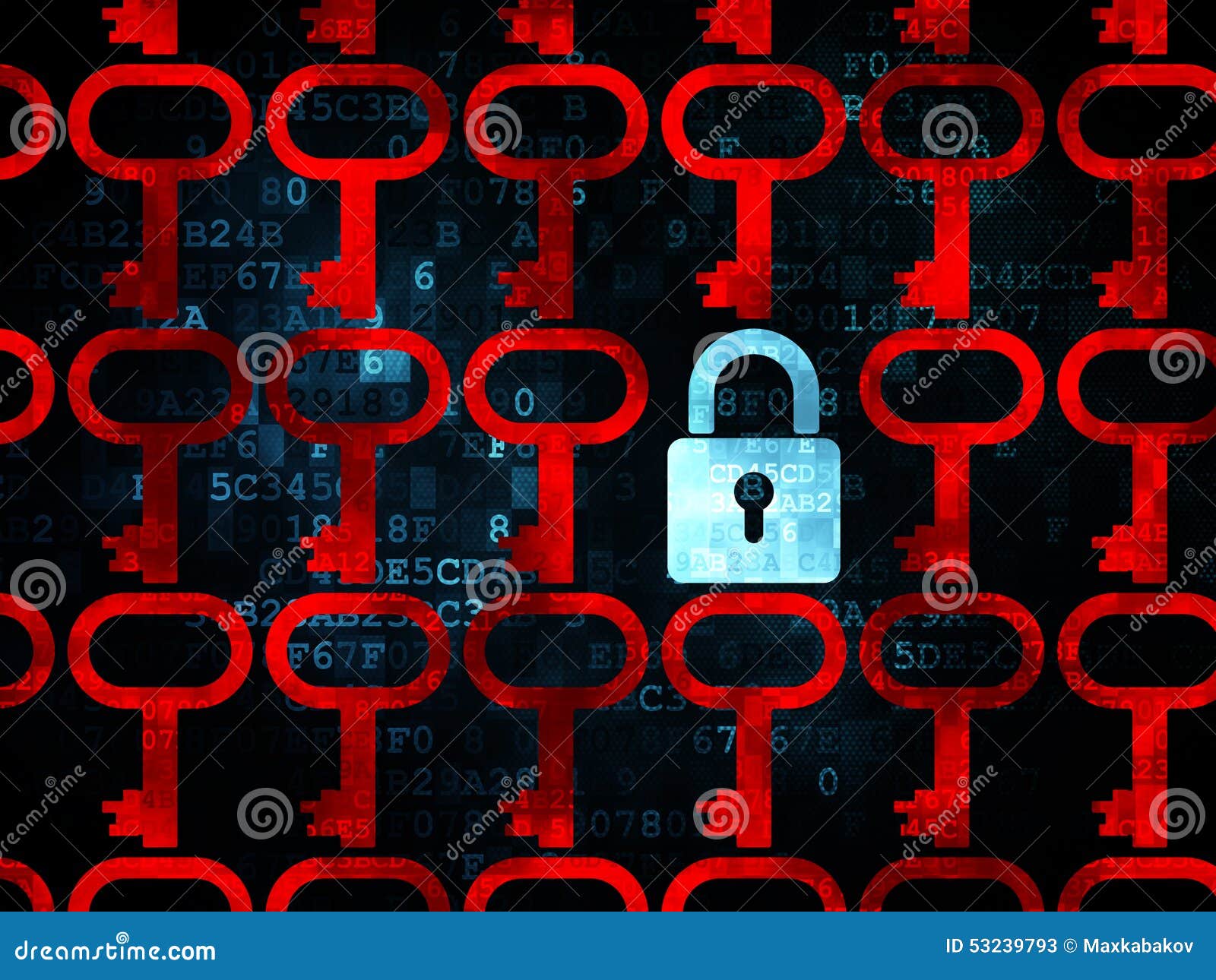 crack key lock Digital Security Stock Image Royalty Free Padlock crack key lock Digital Security Stock Image Royalty Free Padlock