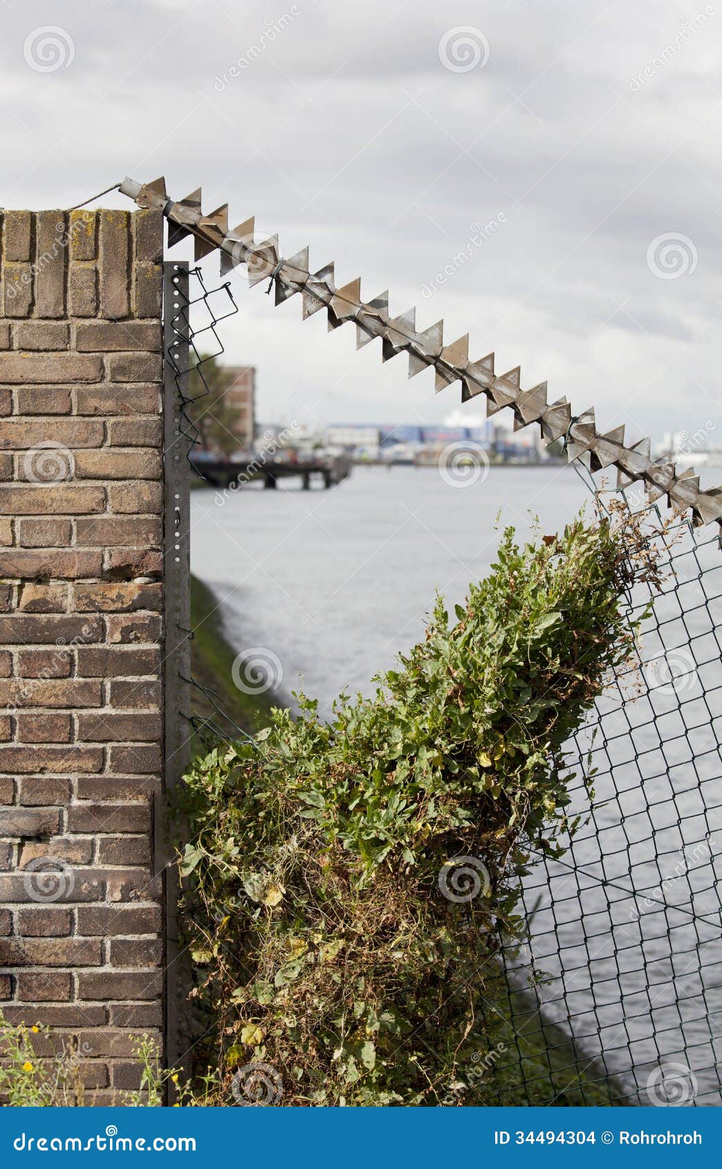 Security fence stock photo. Image of responsibility, safeguard 34494304