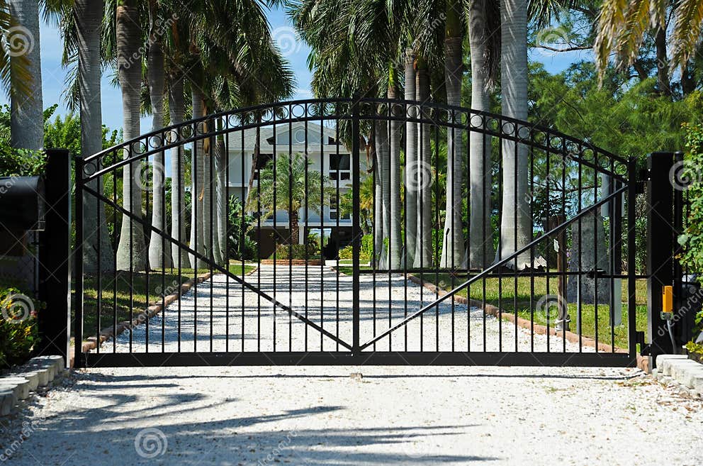 Security Gate stock photo. Image of ornamental, boundary - 40349622