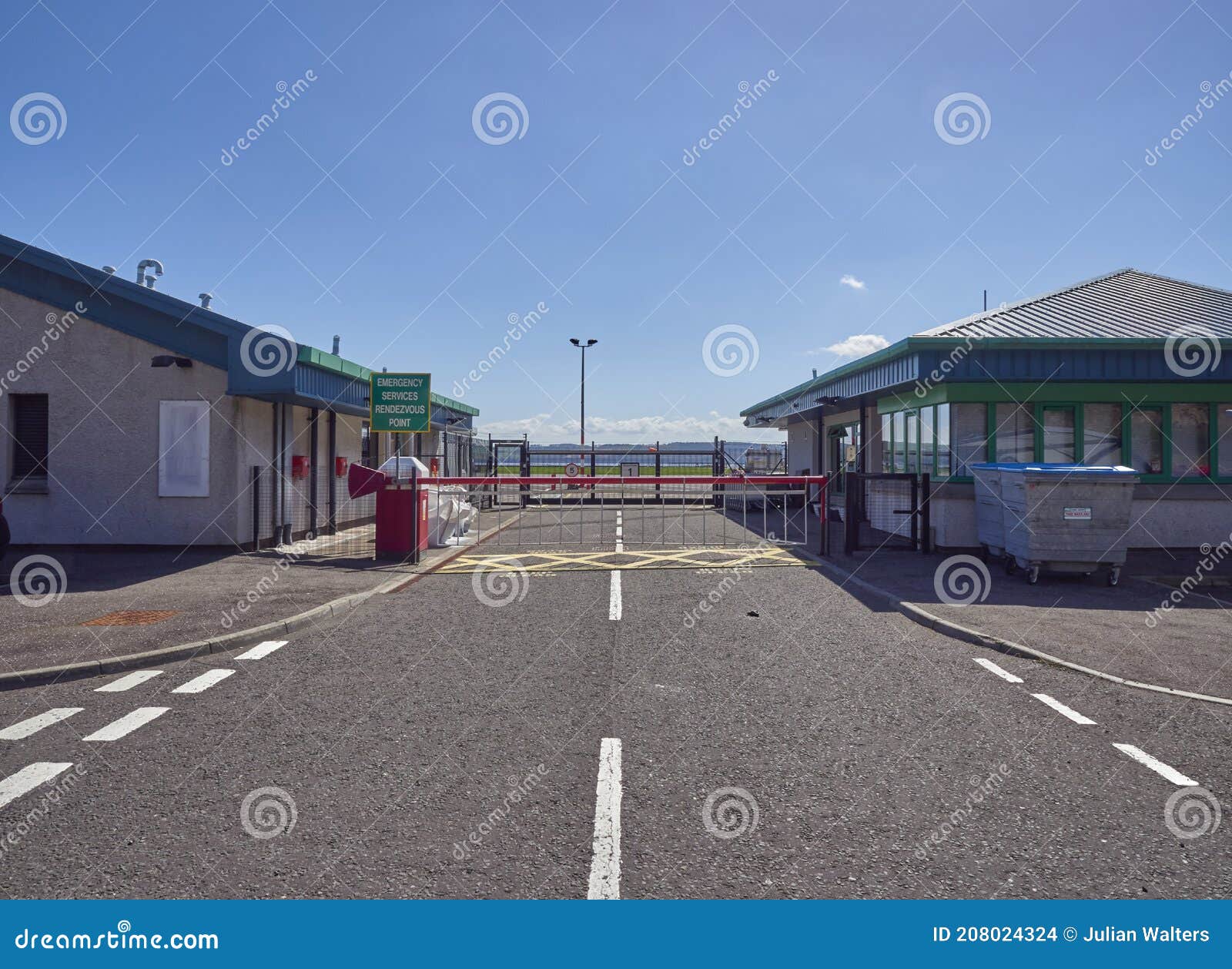 The Security Gates and Rendezvous Gate for Emergency Vehicles at Dundee