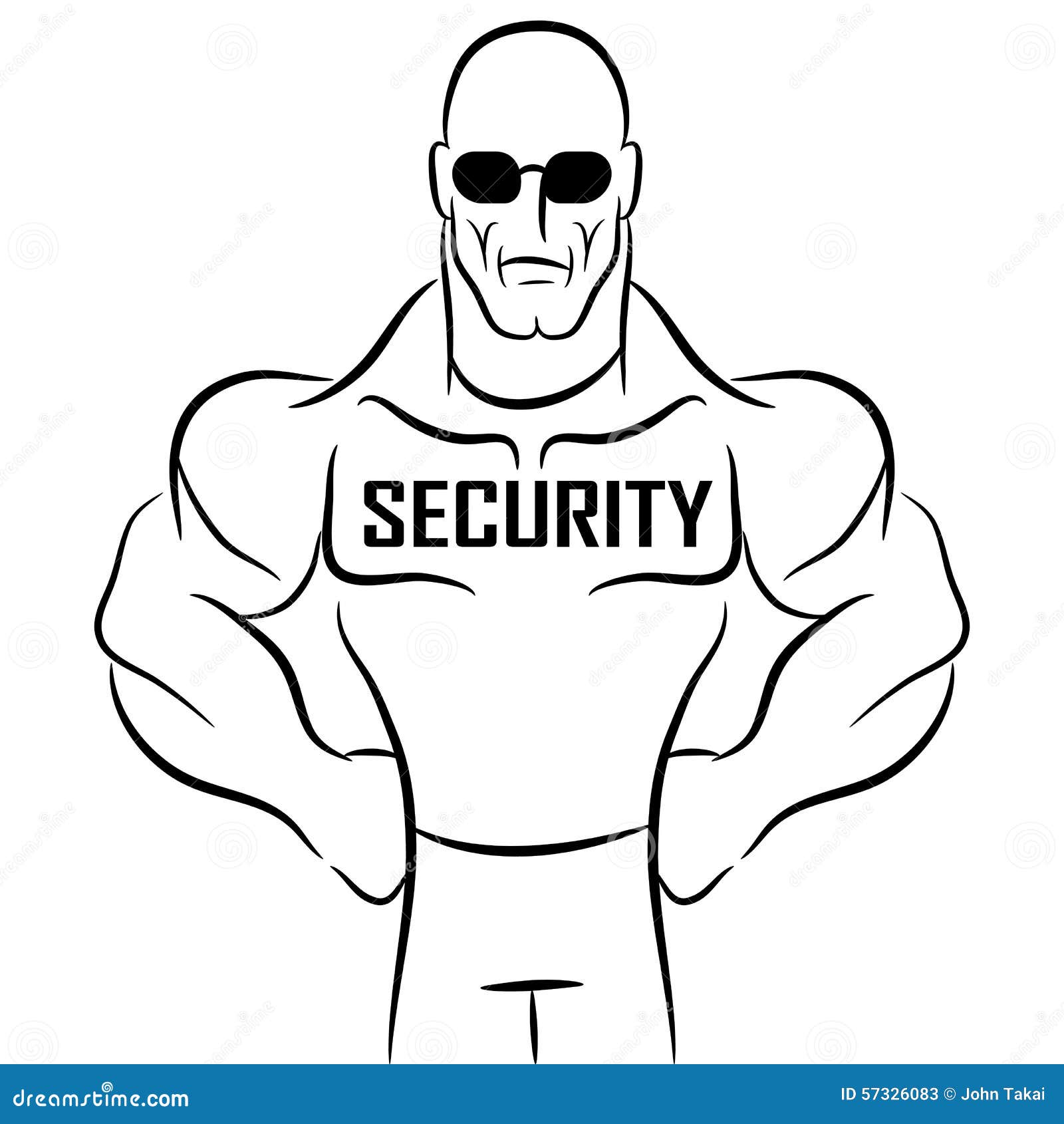 security guard clipart black and white - photo #34