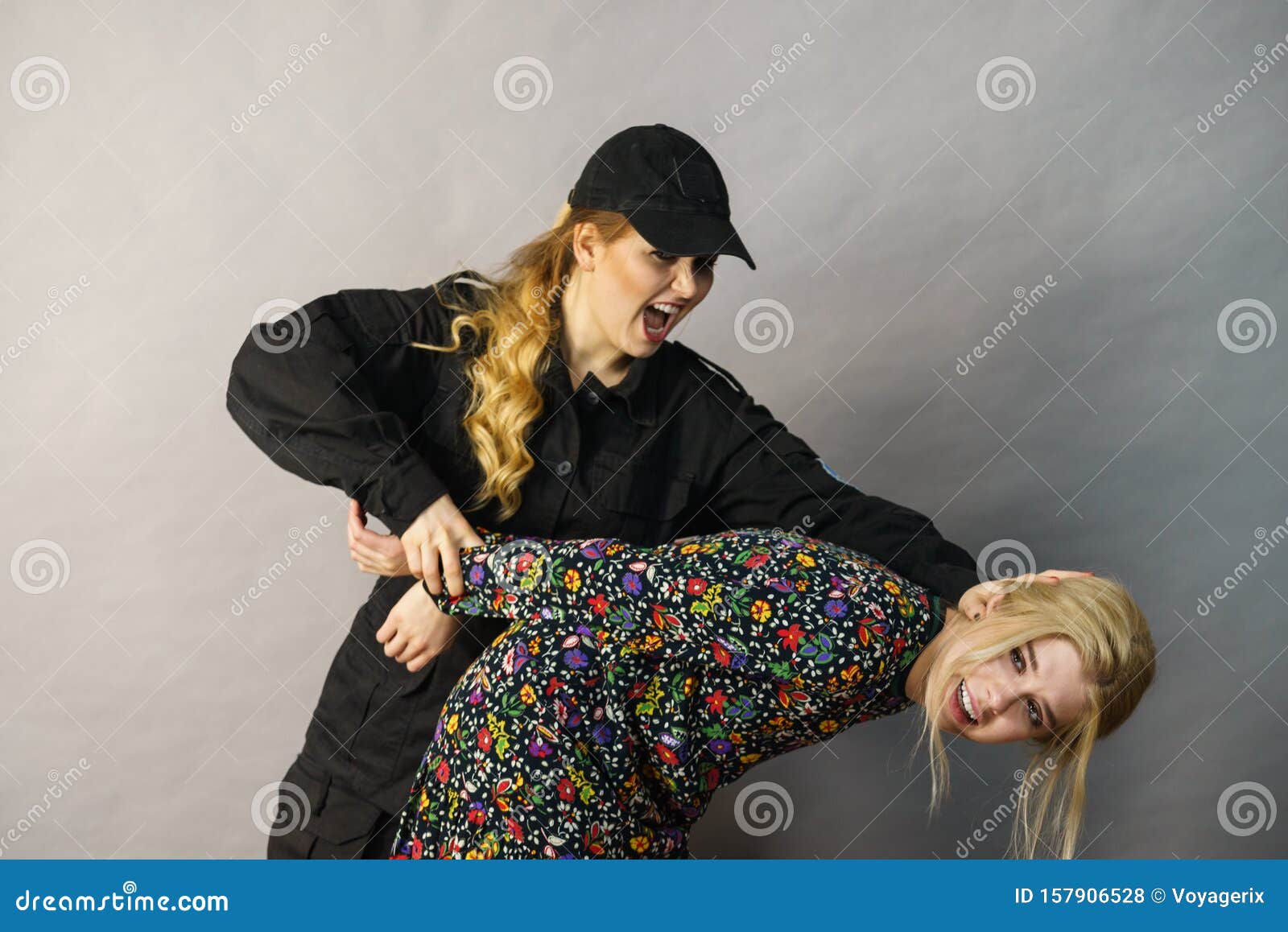 Security Guard And Shoplifter Stock Photo Image Of Shopllifte