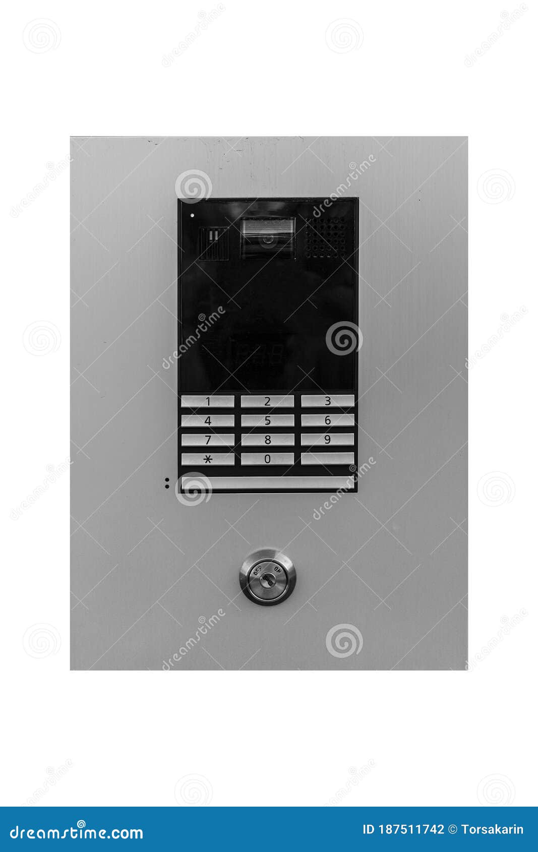 Security button stock photo. Image of button 187511742