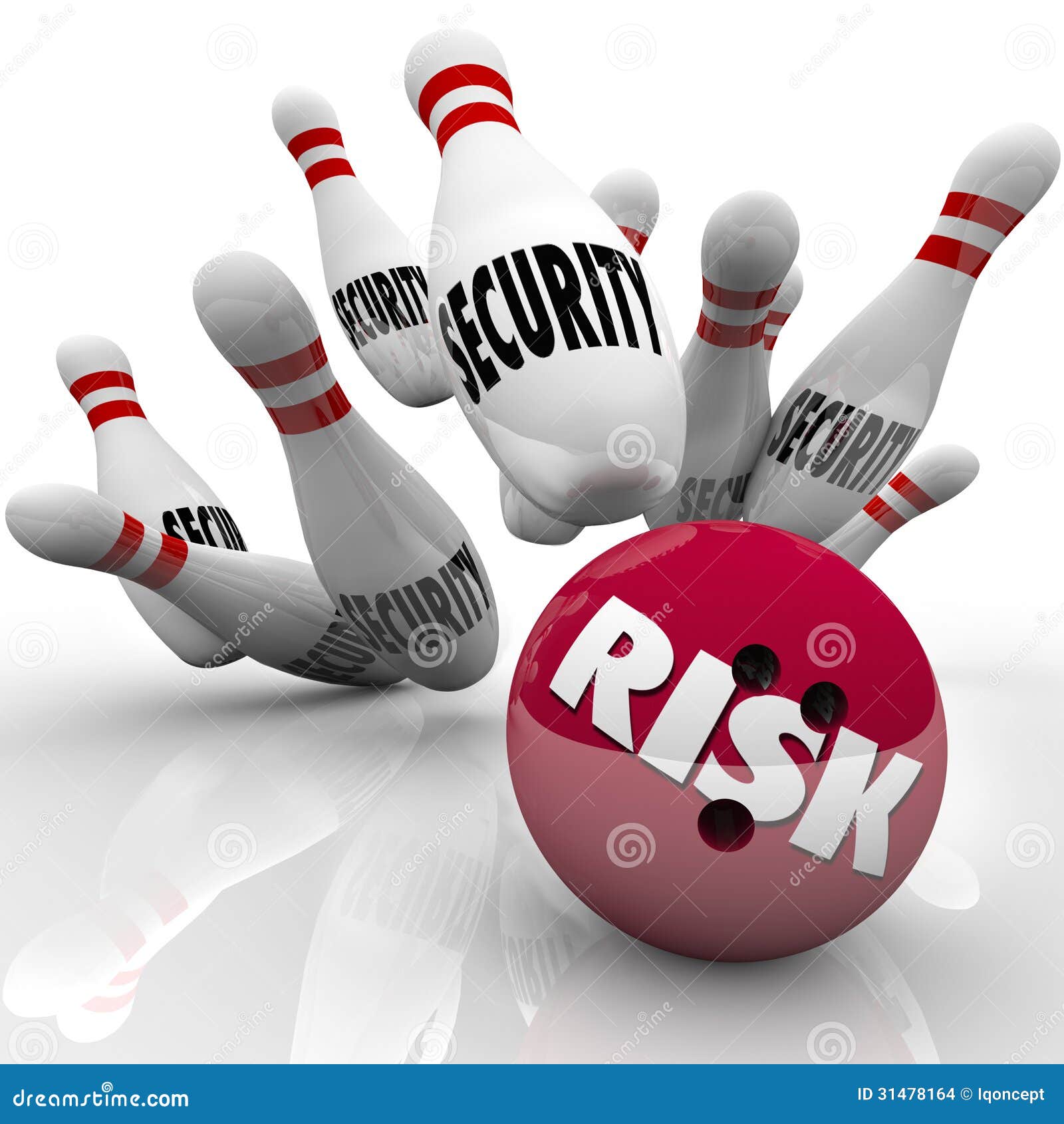 security pins risk bowling ball danger risking safety