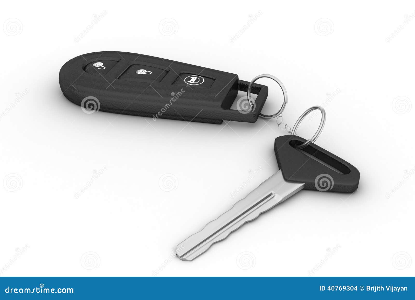 Security Remote Control for Your Car Stock Illustration Illustration