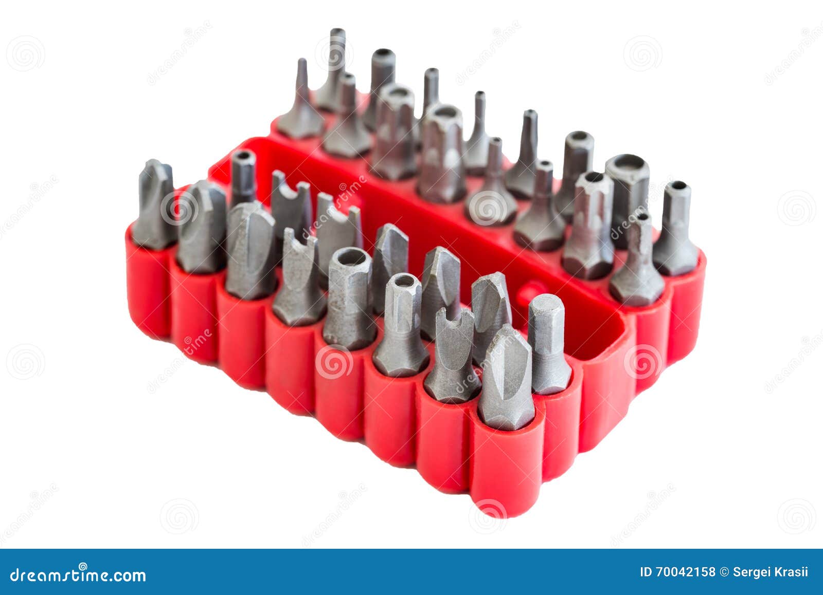 Security Screwdriver Drill Heads Stock Photo Image of metal, flat