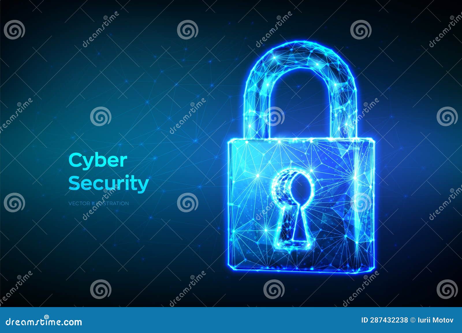 lock. cyber security. padlock with keyhole icon. protect and security or safe concept. illustrates cyber data security or