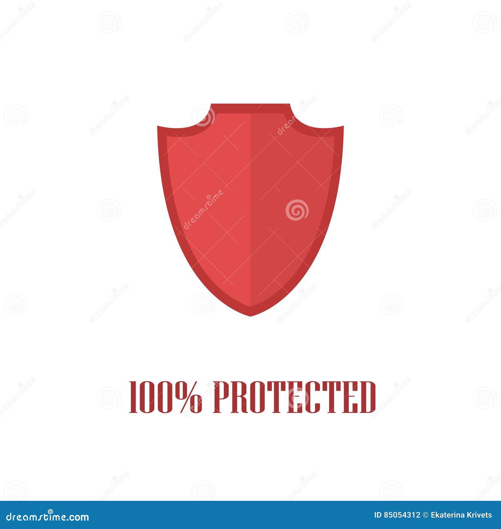 Security Shield Isolated Red Shield Flat Design Stock Illustration security-shield-isolated-red-shield-flat-design-stock-illustration