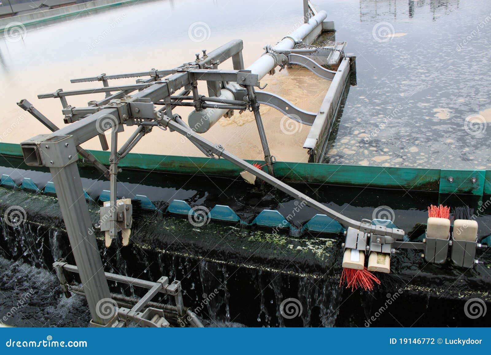 Water Scraper Filter for Waste Water Treatment in the Factory Stock Image -  Image of factory, deformed: 208862103