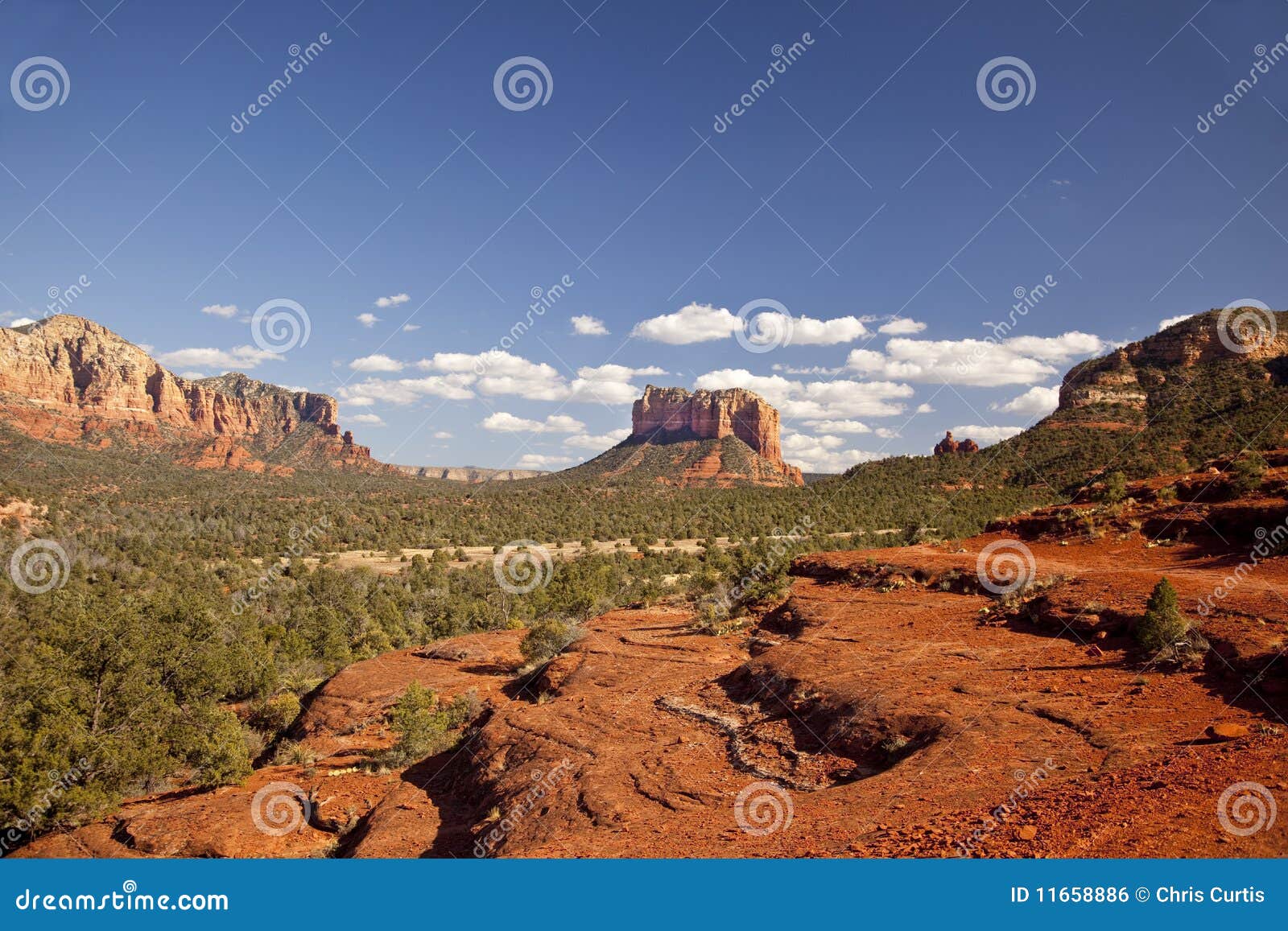 Sedona Valley Arizona stock photo. Image of geological 11658886